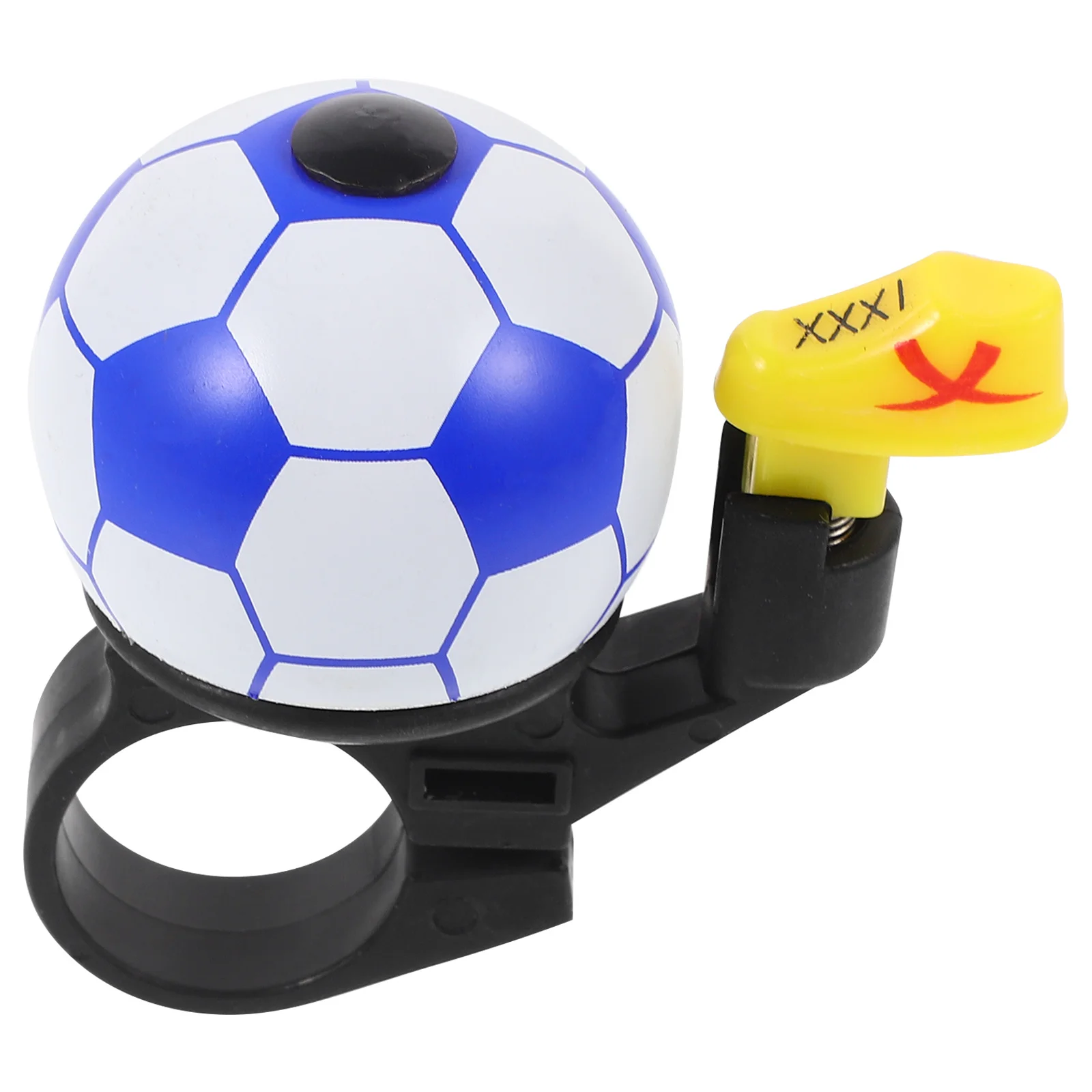Campanello per manubrio della bicicletta Campanello di sicurezza forte a forma di pallone da calcio per accessorio per bici da strada di montagna Accessorio per bici da strada