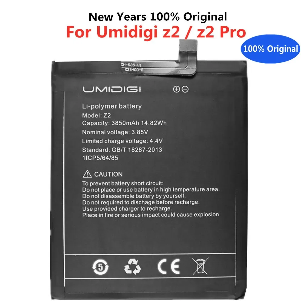 

3850mAh 100% Original Battery For UMI Umidigi Z2 / Z2 Pro Mobile Phone Battery Bateria In Stock Fast Shipping