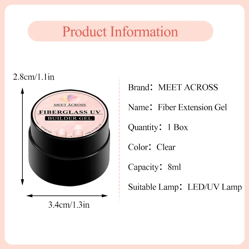 يجتمع عبر الألياف تمديد هلام طلاء الأظافر للأظافر المكسورة إصلاح واضح بناء سريع نقع قبالة الأشعة فوق البنفسجية البناء هلام الورنيش