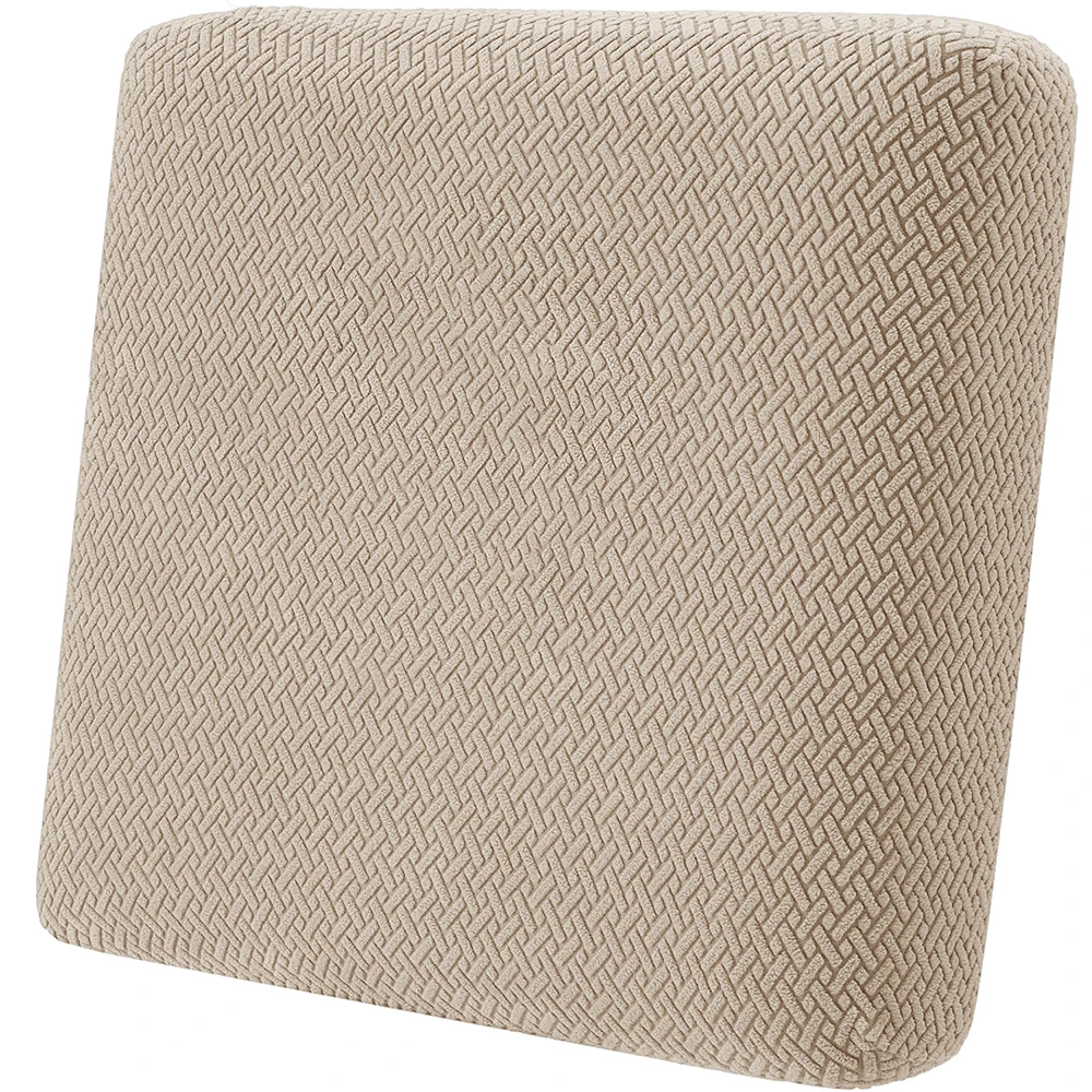 Twill Jacquard Patio Bankhoes Elastische Effen Kleur Bank Beschermhoes Duurzaam Antislip Installatie Gemakkelijke Stoelhoezen Tuin