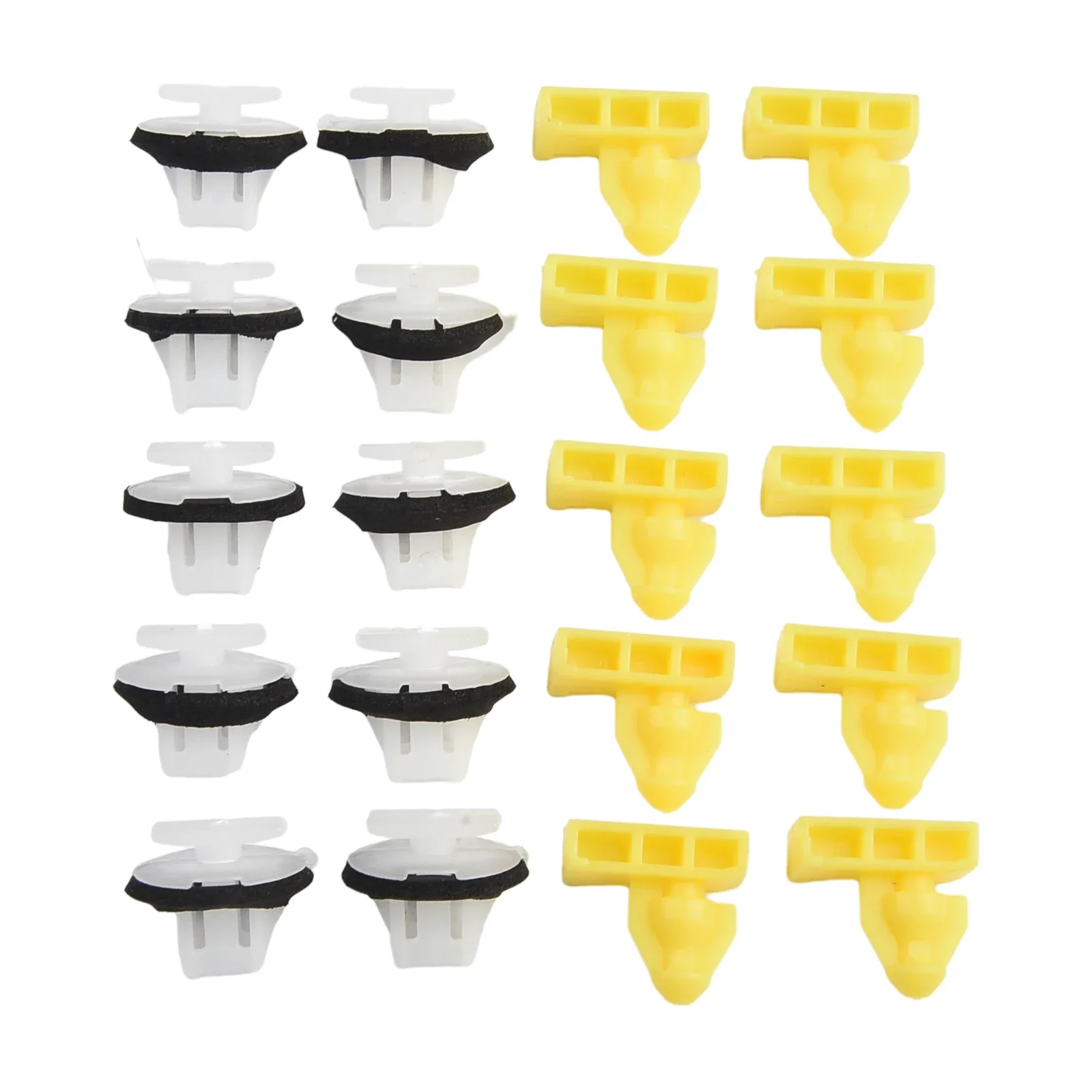 

20 Pcs Car Wheel Arch Surround Trim Clips For Nissan Juke X-Trail Murano Wing Moulding Clip Auto Bumper Rivets Car Accessories