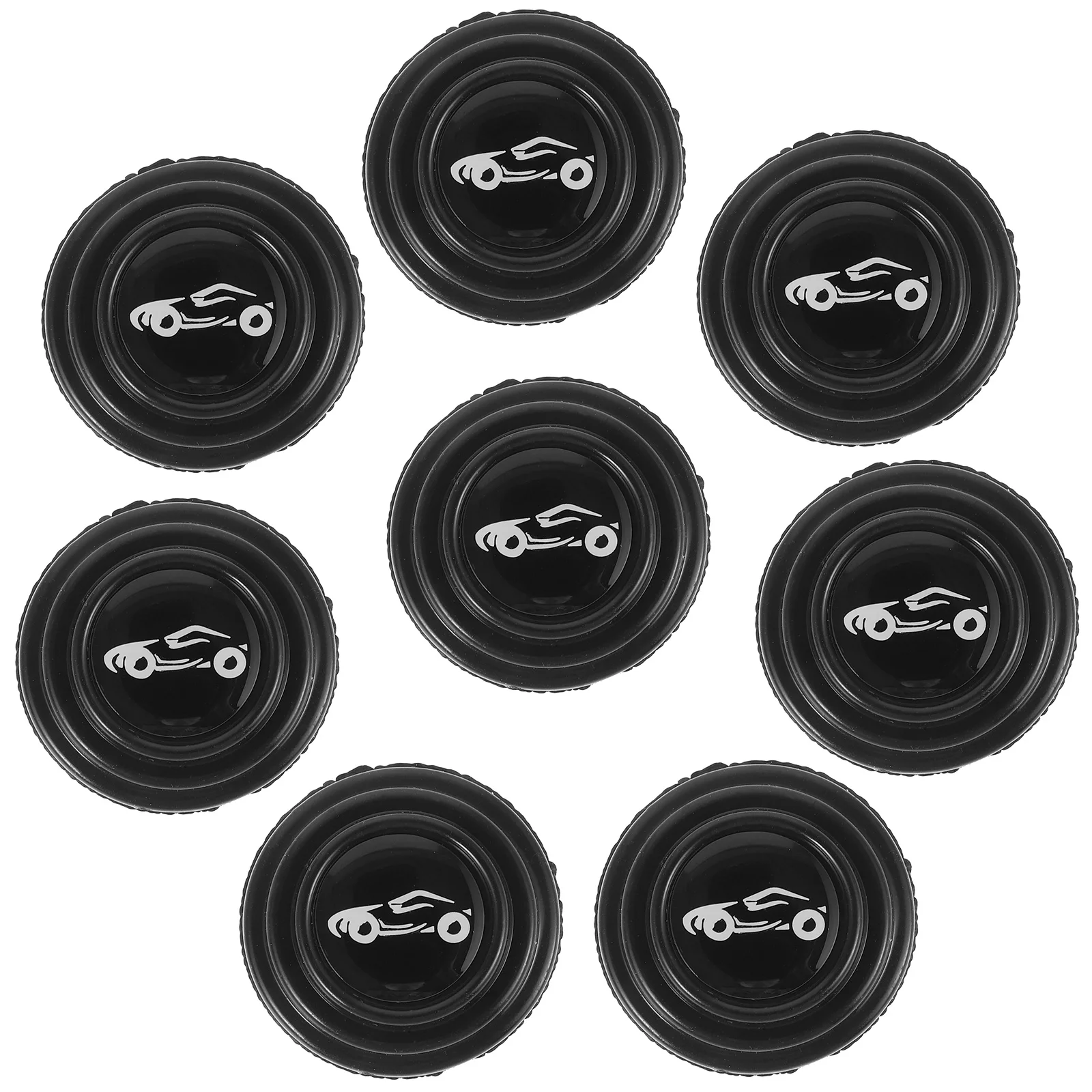 

8 Pcs Door Shock Pad Car Bumper Guards Absorber Cushion Protector Anti-vibration Stickers for Doors Pads