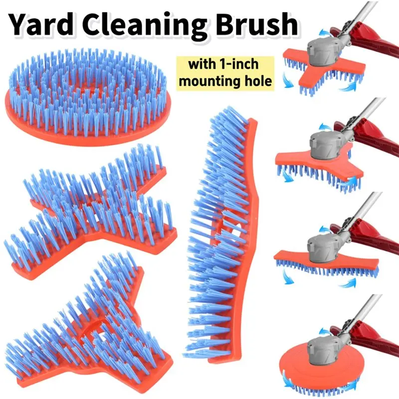 B97A-Loose Soil Nylon Brush Wear-Resistant Universal Garden Weeding Brush For Deck Garden Yard For Floor Patio Farm