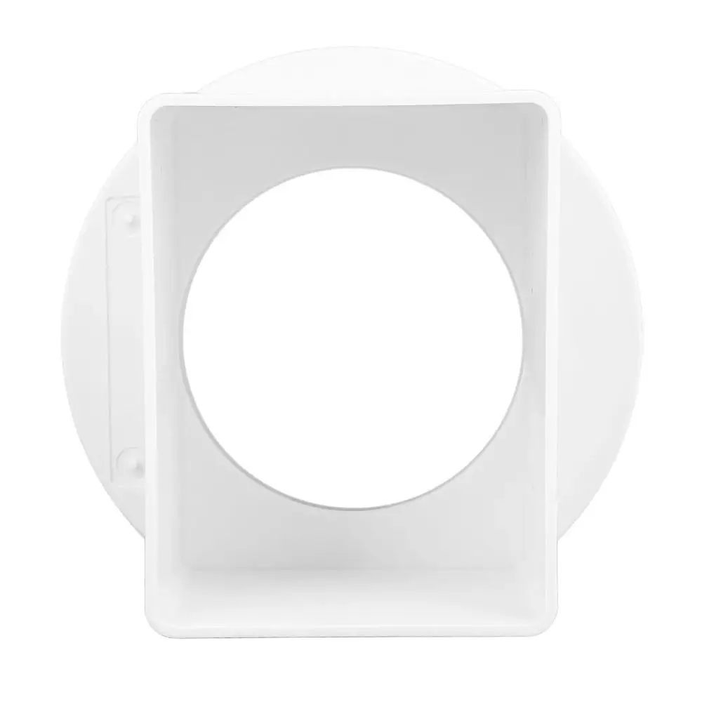 

Переходник для водосточных труб из круглой в квадратную форму, пластиковый, простой монтаж, совместим с гофрированными водостоками