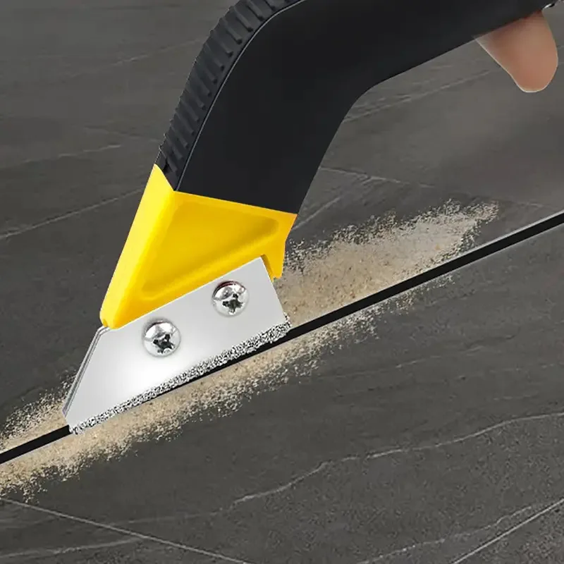 

Инструменты для удаления затирки и клея: скребок-нож для очистки швов плитки на стенах и полах, ручная пила для удаления герметика