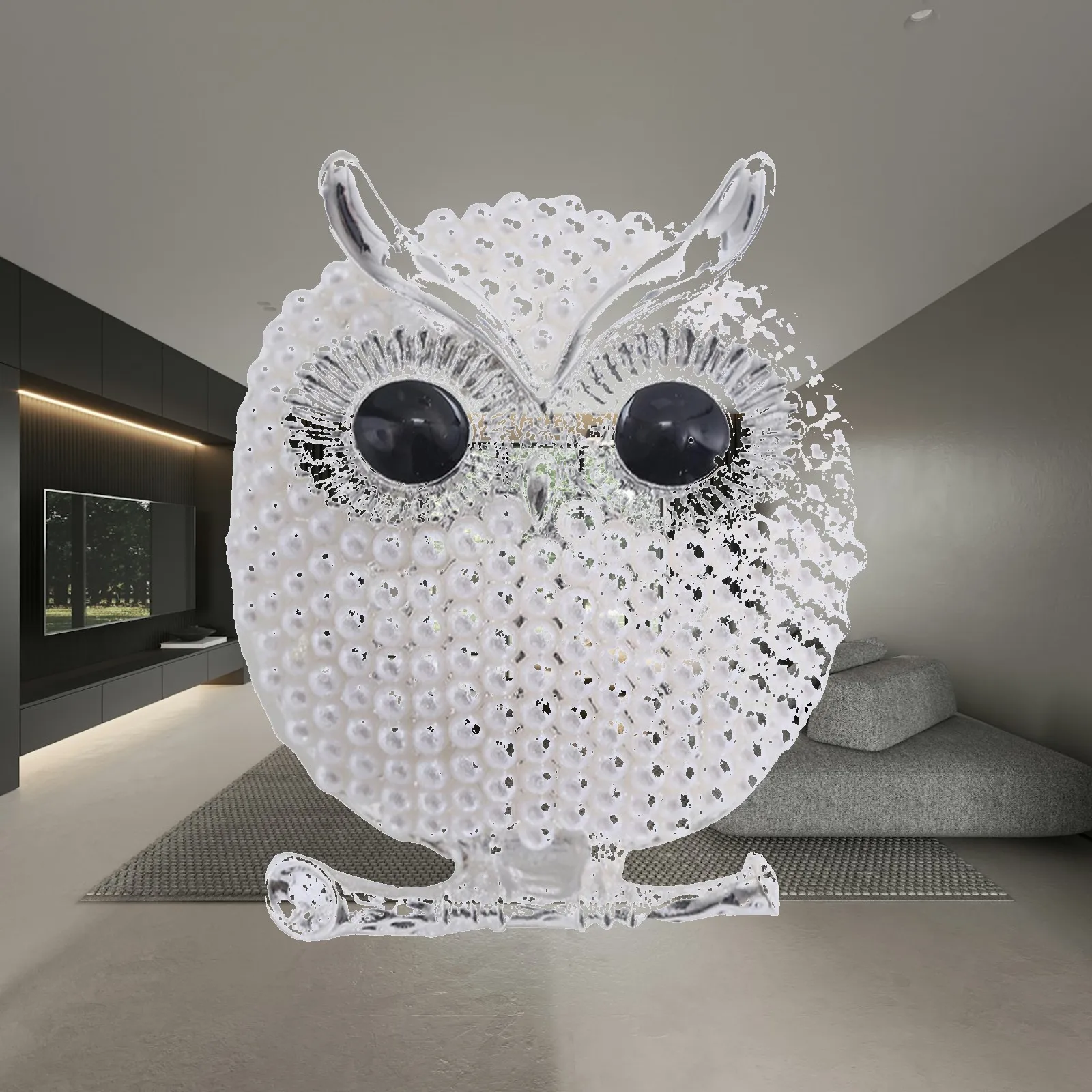 Women Pearl Owl Brooch Pin Vintage Bird Badge Brooches for Coat Jacket Scarf Shawl Bag Dress Party Wedding Elegant Gift