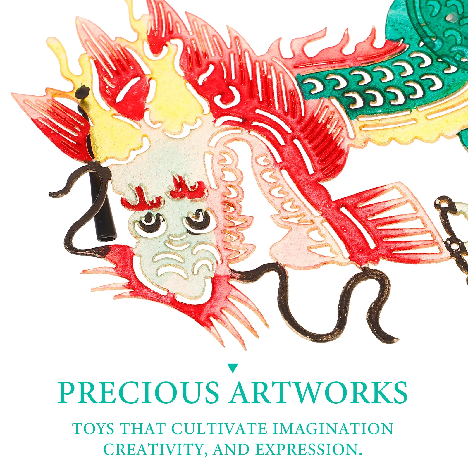 Chinese Shadow Puppetry Craft Kit Paper Handmade Traditional Prop for Kids Kindergarten Early Education