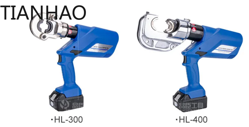 Electric Hydraulic Crimping Plier for HL-300 HL-400 Battery Powered Crimp Tool Heavy Duty Wire Terminal Crimper for 10-300mm2