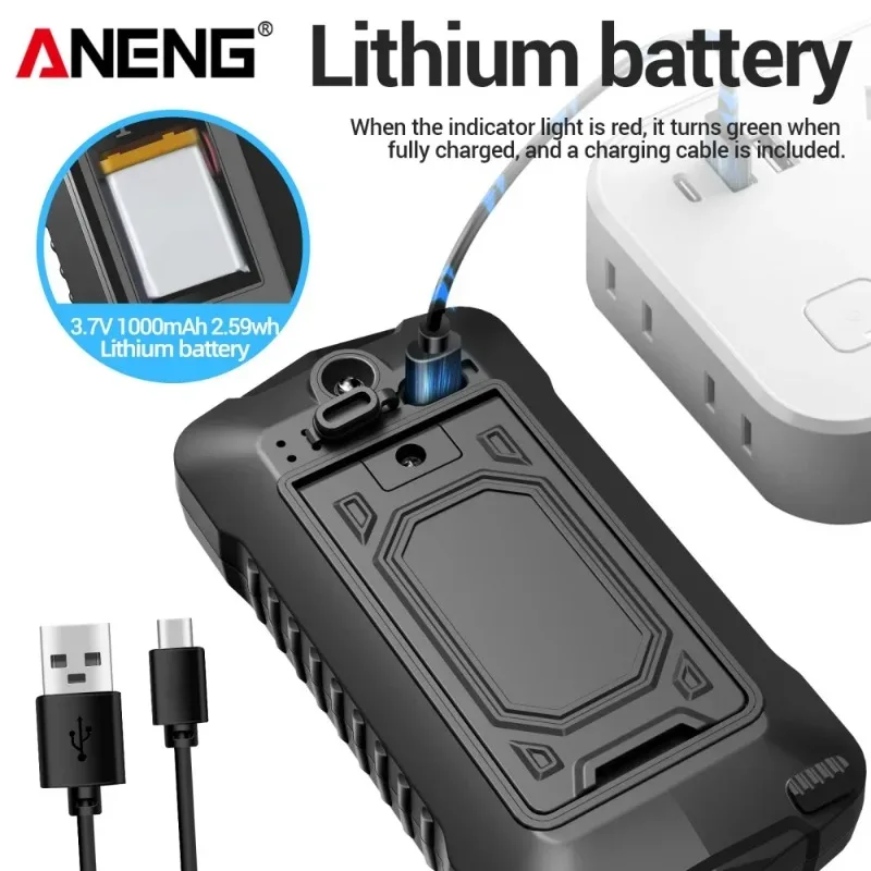 

ANENG 625A Multimeters VA Color Testers 60MOhm 10A Display Meter 1000V Current/Voltage Multimetro USB Type-c Charge Test Tools