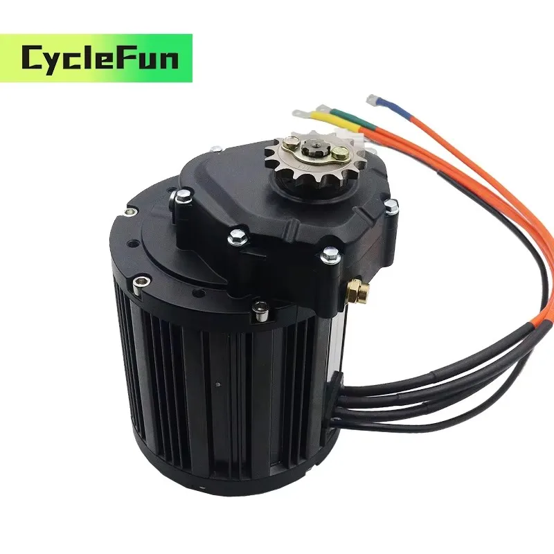 

QS138 4KW V3 90H PMSM Mid-Drive Motor With 1:2.35 Internal Reduction Gears For 110kmh Moped Dirt Bike Motorcycles Conversion Kit