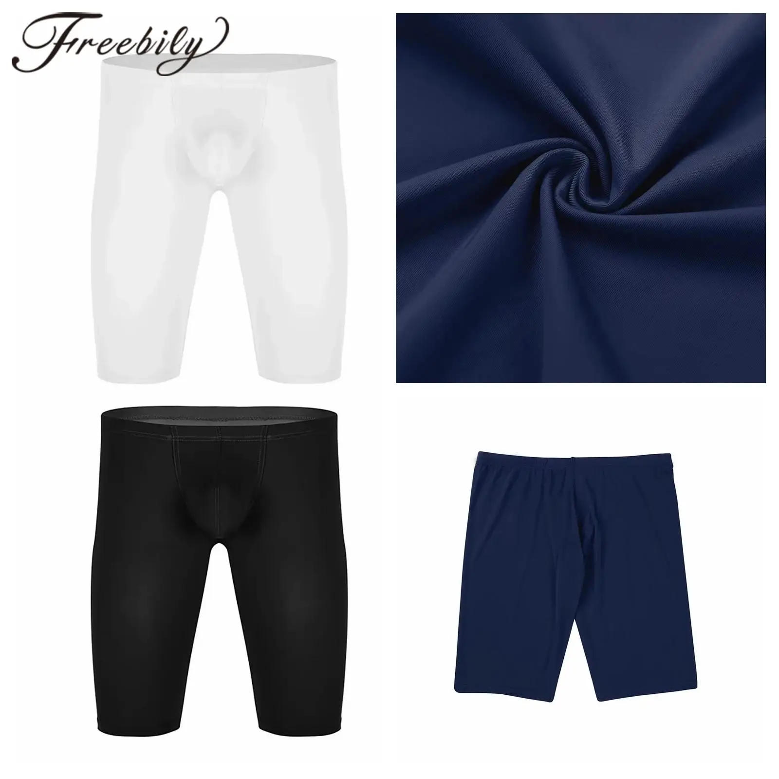 

Mens Shorts Swimming Trunks Quick Dry Shorts Summer Male Short Pants Homme Running Sports Workout Gyms Shorts Bulge Pouch Tight