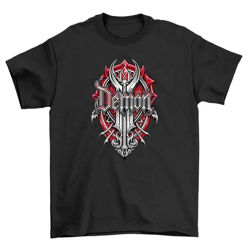Gothic_50 Dark Demon T Shirt Summon Your Inner Darkness Design
