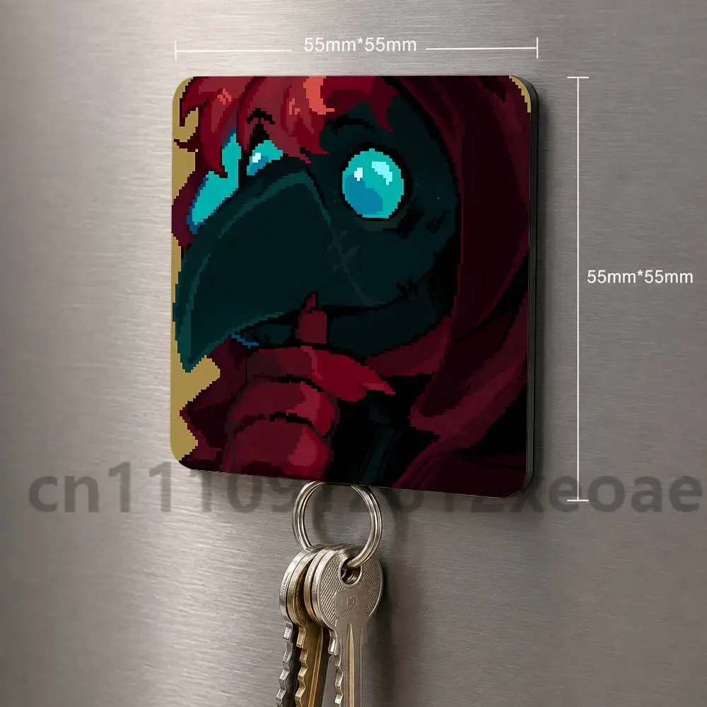 Freak Circus Reusable PVC Fridge Magnet 55x55mm Decorative Magnetic Sticker for Metal Surfaces