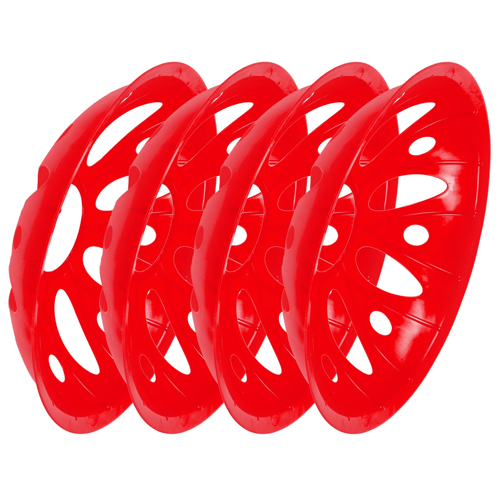 

4Pcs Soccer Training Discs Sturdy Pe Cones for Football Practice Agility Training Resistance to Trampling Easy Storage Sports