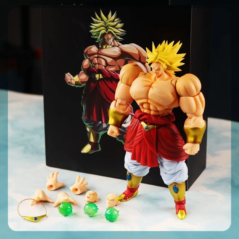 

Dragon Ball Broli Muscle Super Saiyan Mobility Anime Figure Model Statue Boys Collection Desktop Decoration Ornament Toys Gifts