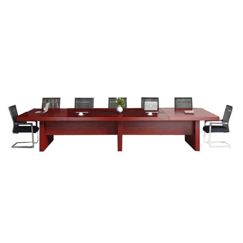 

Large multi-person conference table, modern minimalist, strip-shaped