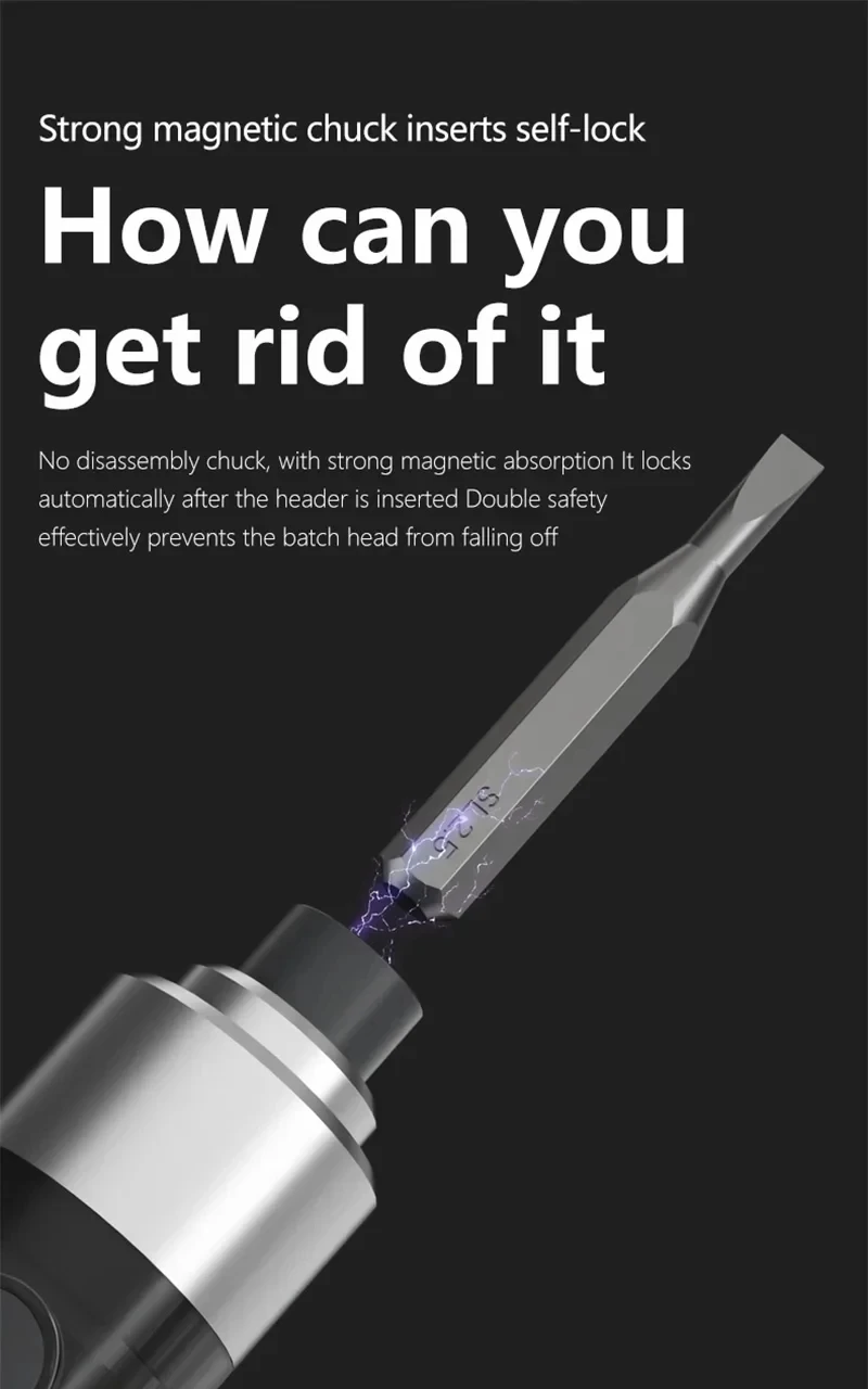 Obeng Listrik Cerdas MaAnt L5 Pro dengan Penyesuaian Torsi Ganda Cocok untuk Peralatan Rumah Tangga dan Alat Perbaikan Ponsel