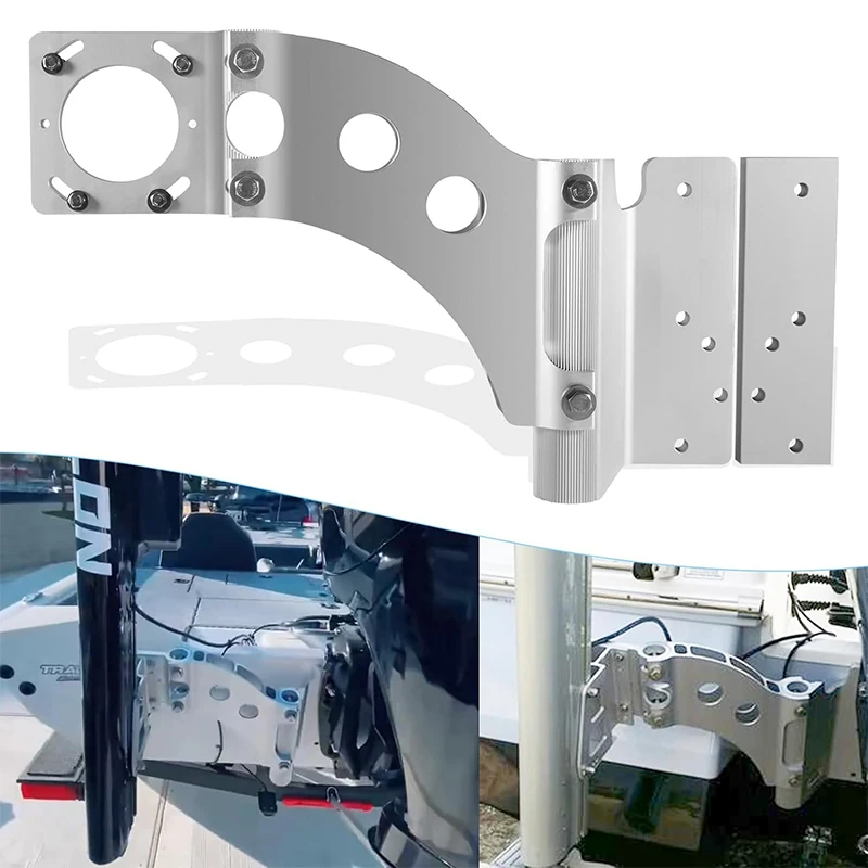 Minn Kota 1810302 Talon Sandwich Adapter Bracket-Port,Heavy Duty Port Side Mount for Shallow Water Anchor Adapter Bracket