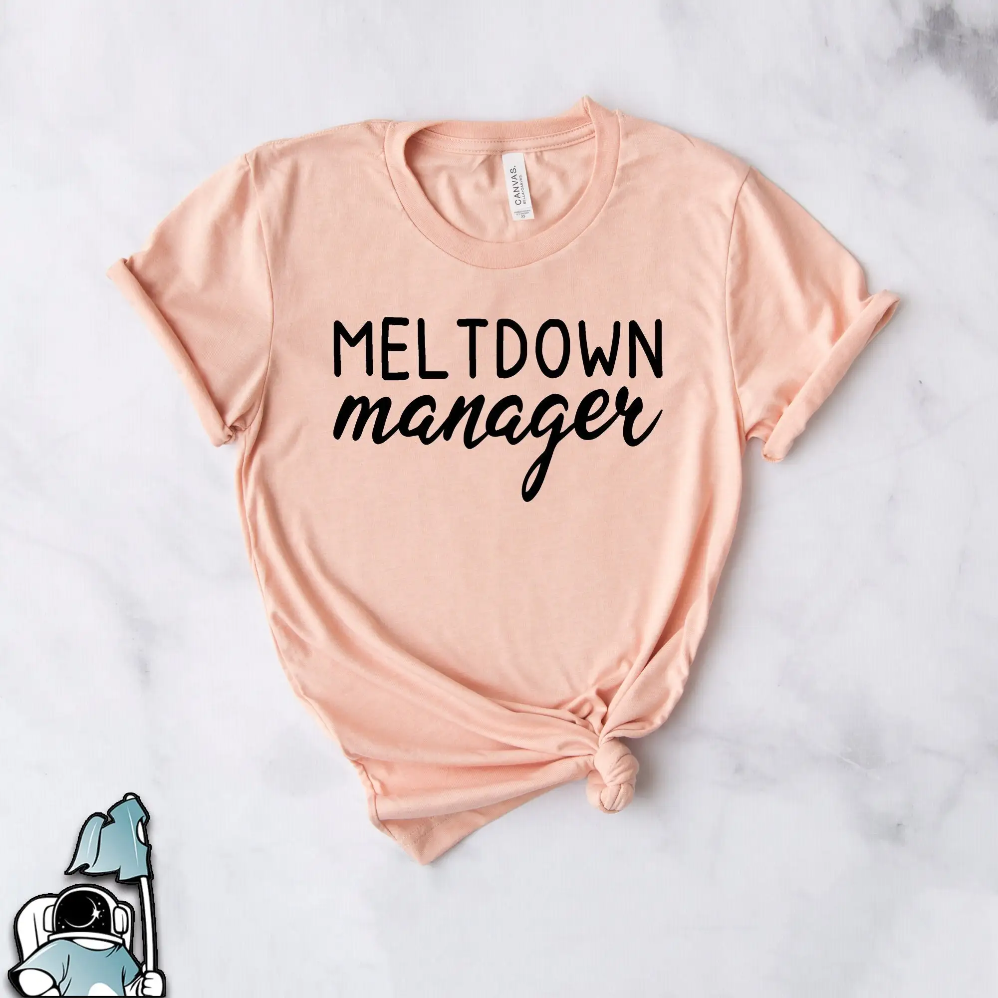 

Meltdown управляющая футболка для малышей мамы Новый s Baby Shower День матери бабушка