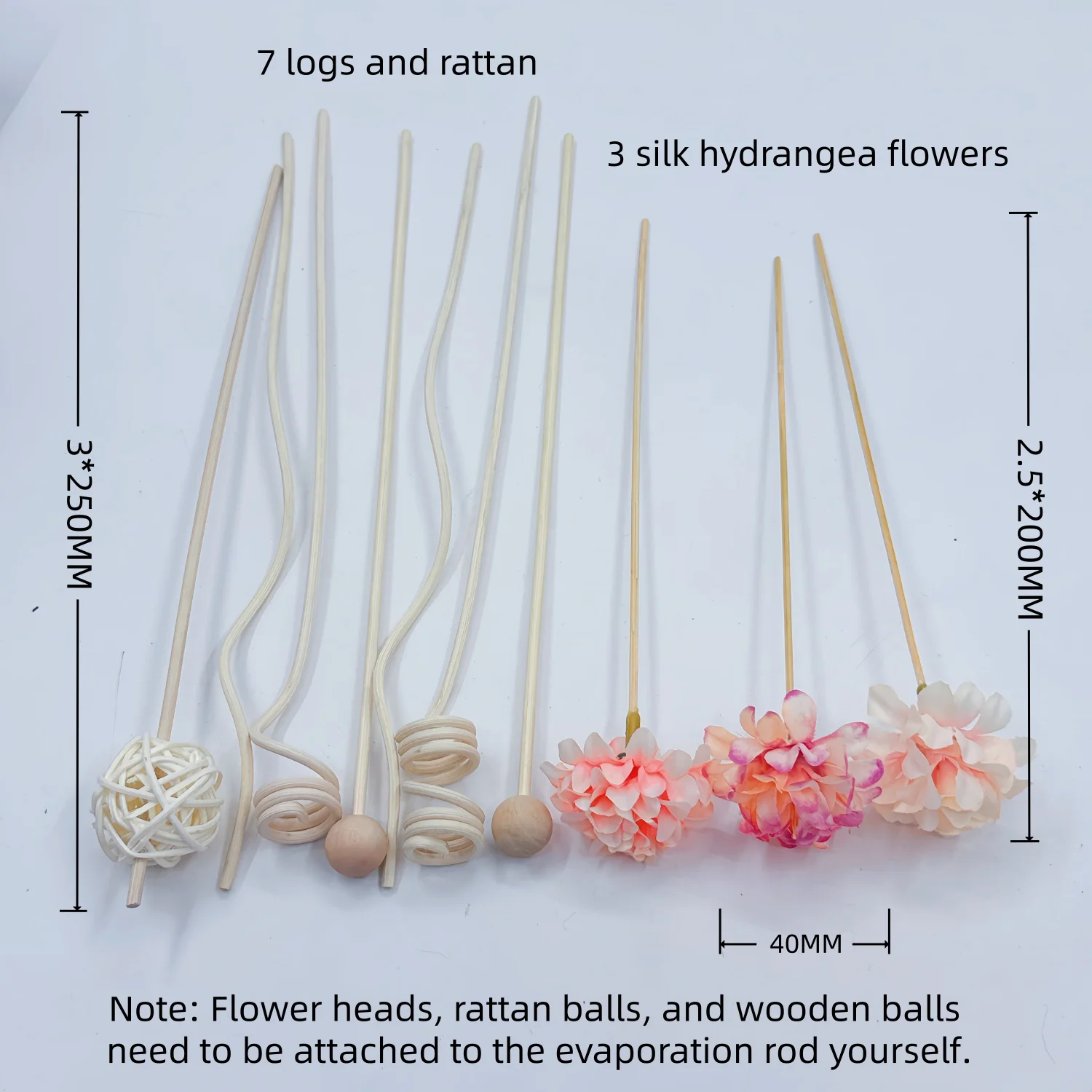 Pink Hydrangea Diffuser Vine 3