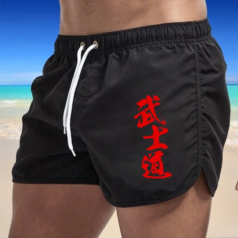New Summer Quick Drying Men's Swimming Shorts Beach Trunks Ventilate Fashion Casual Daily Sports Homme Surf Gym Pants Hot Sales