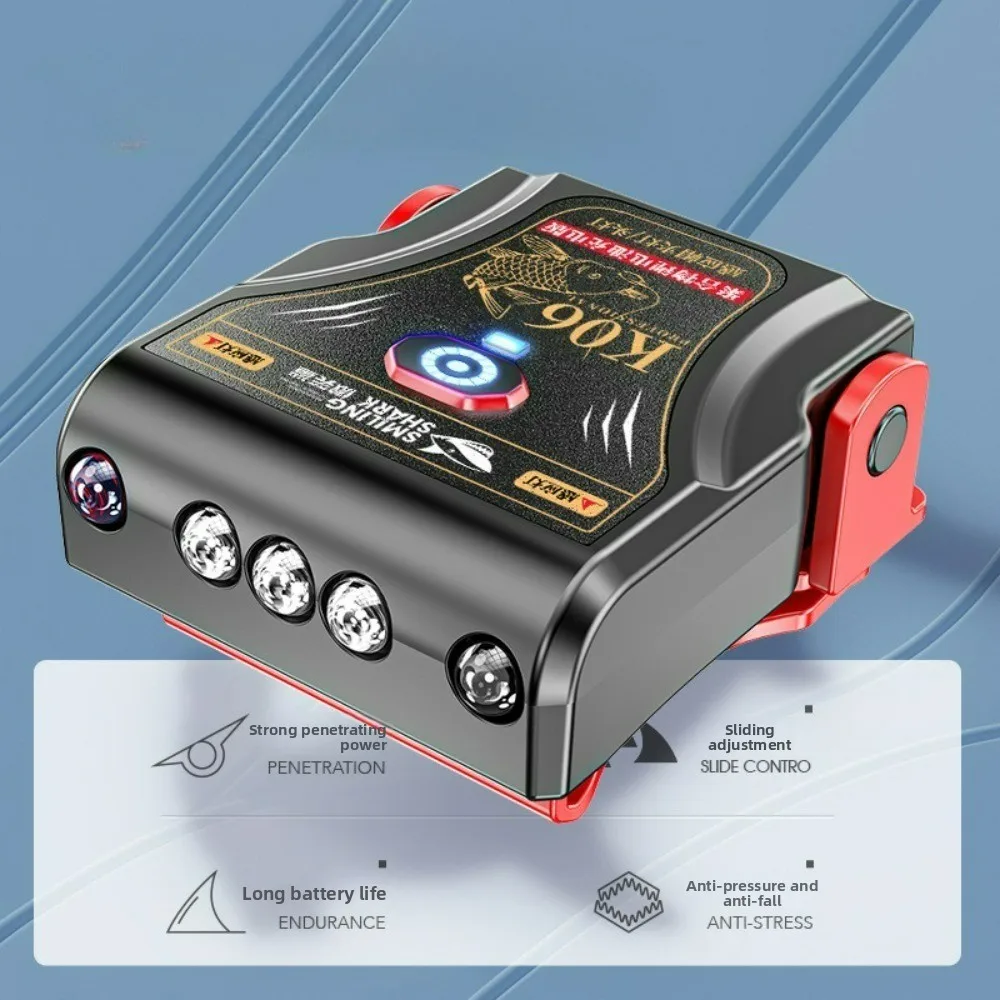 

Специальный датчик движения для рыбалки, зажим для шляпы, сверхлегкий перезаряжаемый супер яркий налобный фонарь, ночная рыбалка, кемпинг на открытом воздухе