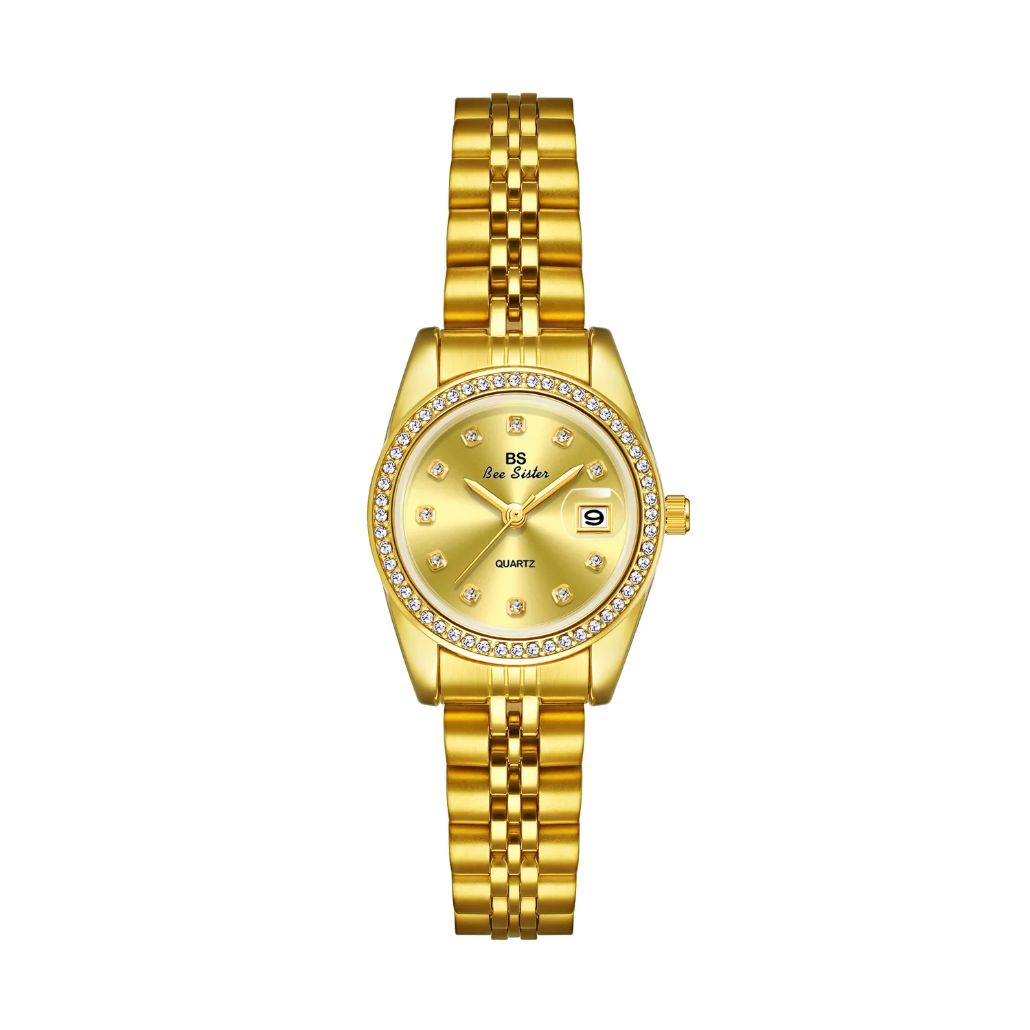 UTHAI Women Watch Light Luxury Brand Calendar High Quality Steel Band Waterproof Beimu Ladies Fashion Quartz Watches Gift