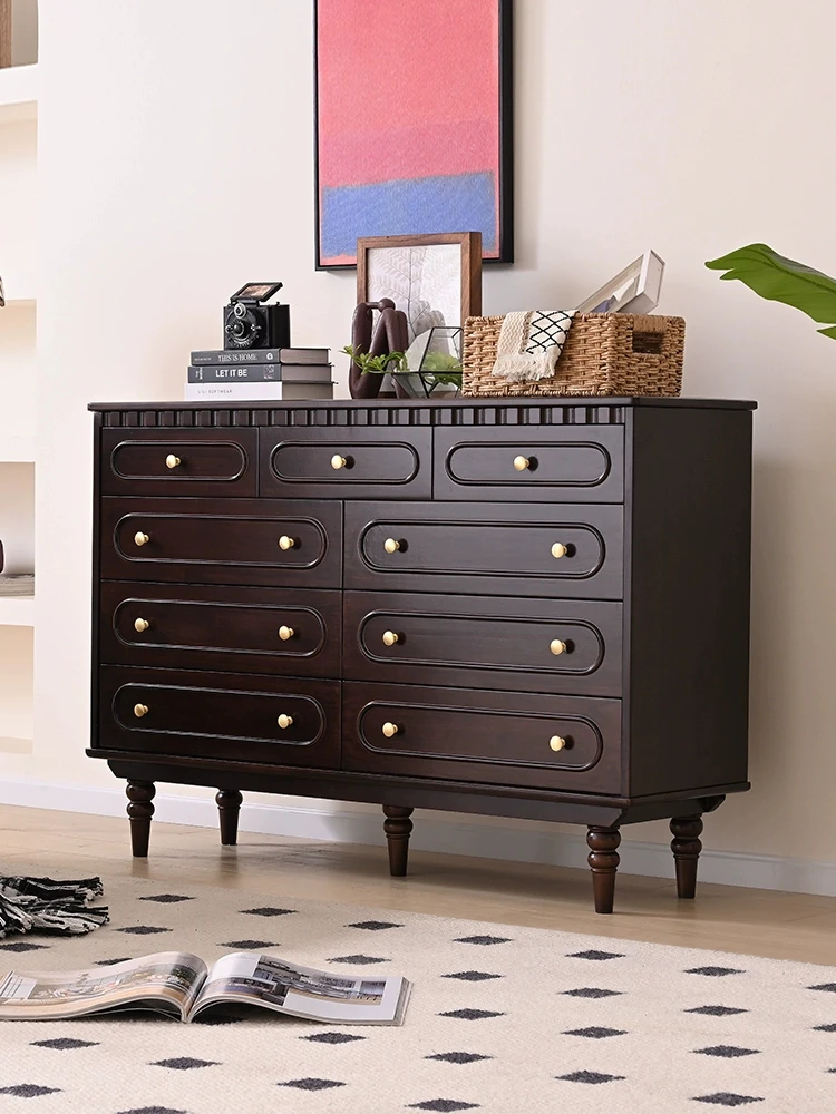 

Французское ведро из массива дерева, американское ретро-хранилище для гостиной, спальни, настенный шкафчик для хранения, прикроватная тумбочка