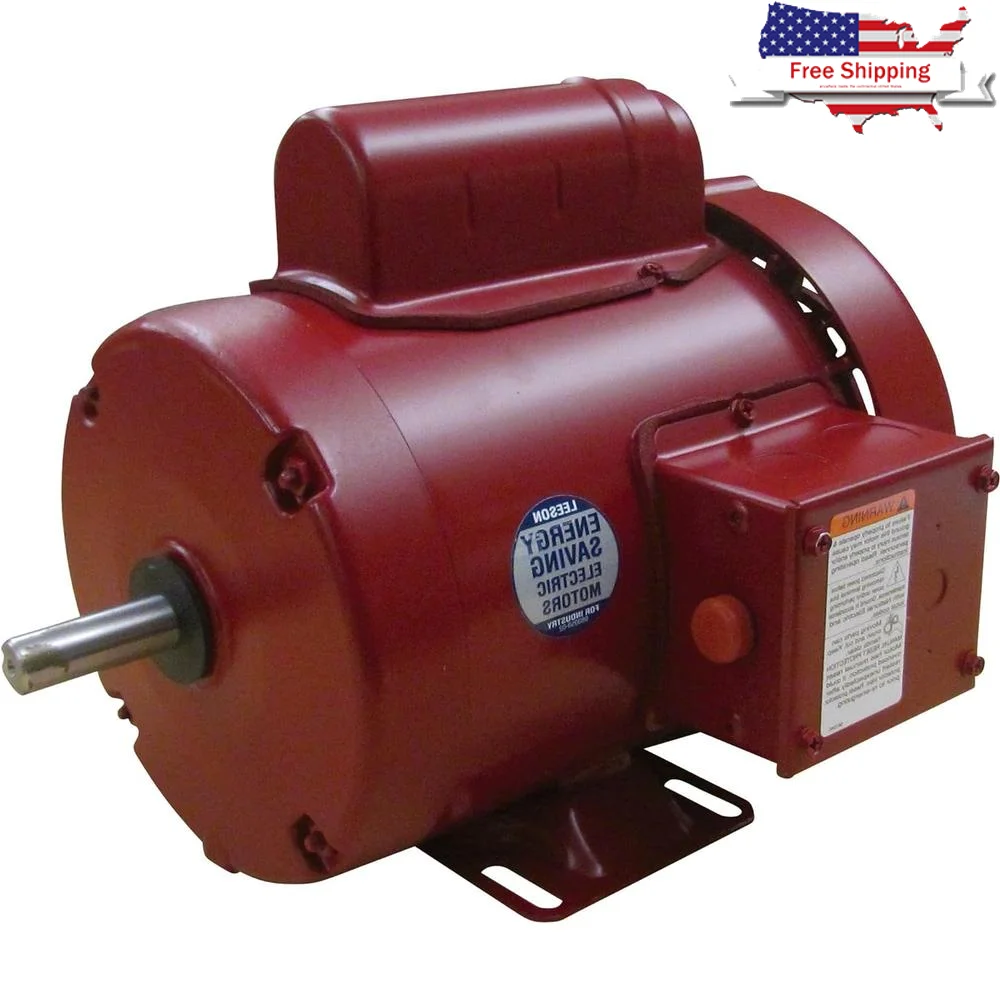

0.5 HP Farm Duty Electric Motor 1725 RPM Single Phase 115208230V Heavy Duty Reliable Performance