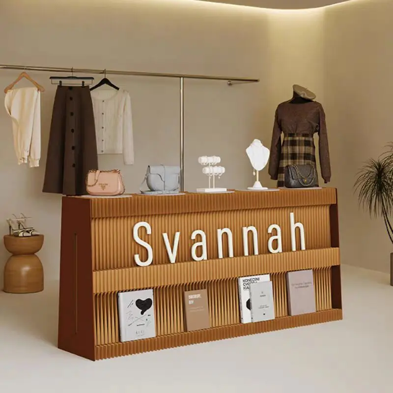 90cm 2 Layers Paper Folding Office Book shelves Multifunctional Shop Storage Organizer Moveable Exhibition Layout Display Rack