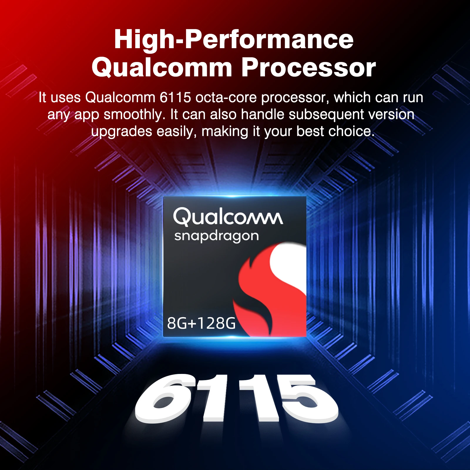 Android 13 CarPlay Ai Box مع ضوء محيط، سلكي إلى لاسلكي Android Auto Qualcomm Octa-core 4G+64G، مدمج بنظام تحديد المواقع العالمي (GPS)