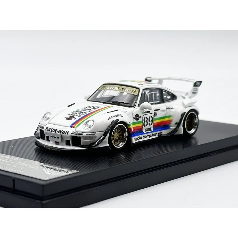 SW 1:64 RWB 993 White Diecast Diorama Car Model Collection Street Warrior