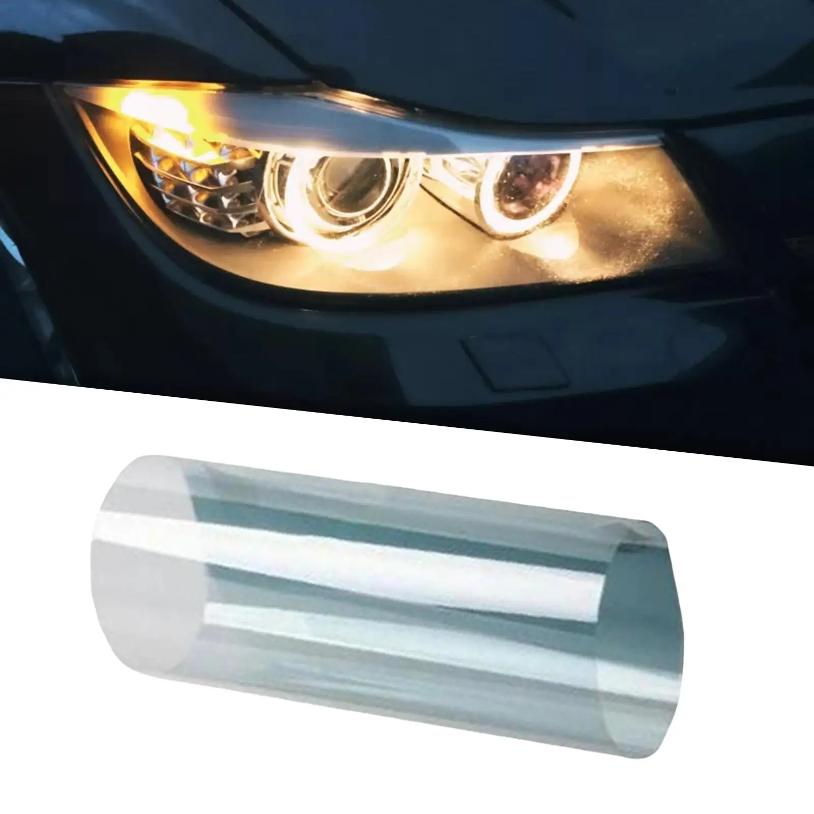 Headlight Protection Film Exterior Decoration Attachment Scratch Proof Universal for Fog Lights Car Headlight Automotive