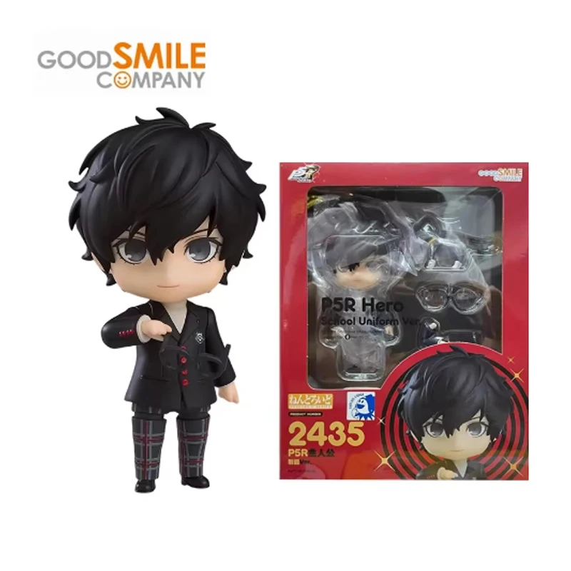 Good Smile Original Nendoroid P5R Hero Joker School Uniform ver.2435 Anime Action Figures Toys Kids Gift Collectible Model