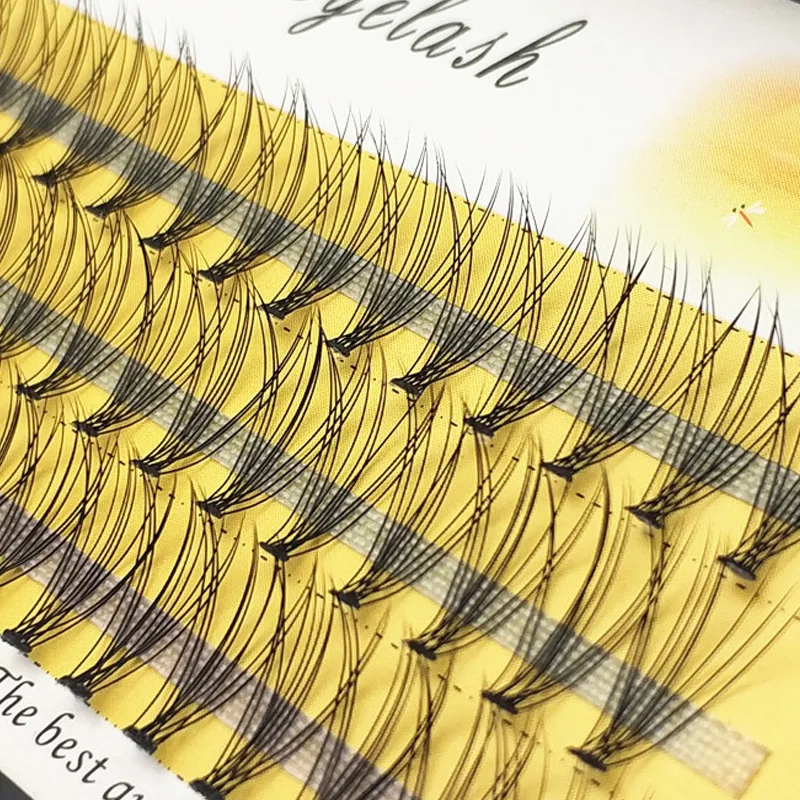 Natural 10D Cluster Eyelashes 1box/60 Bundles Eyelashes Extension Natural Soft Russian Volume Individual Lashes Bundle Wholesale