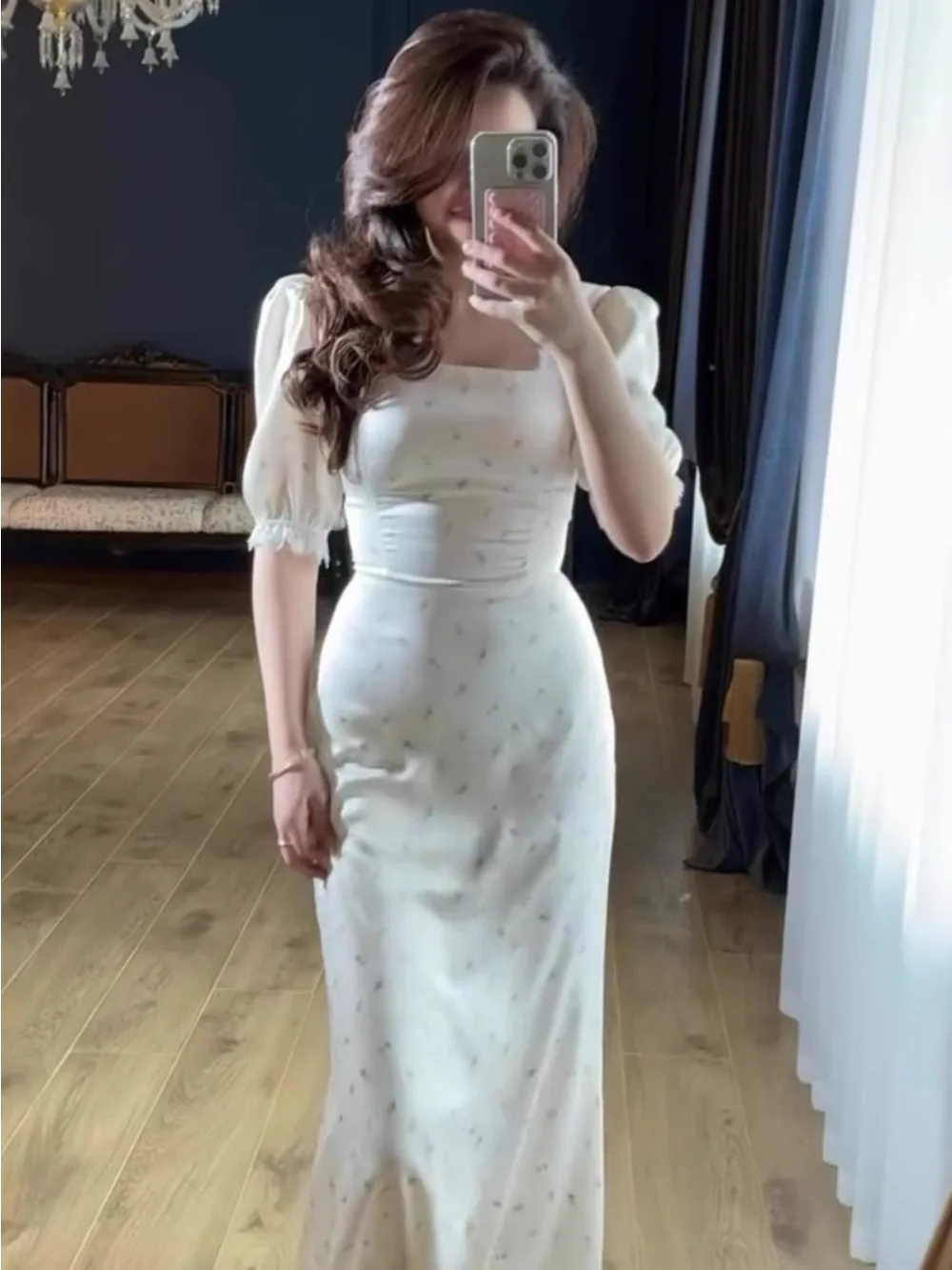 Eid Frauen Kleid Vestidos Largos Quadrat Kragen Satin Verband Party Kaftan Jalabiya Ramadan Lange Kleider Dubai Arabischen Lange Robe 2023