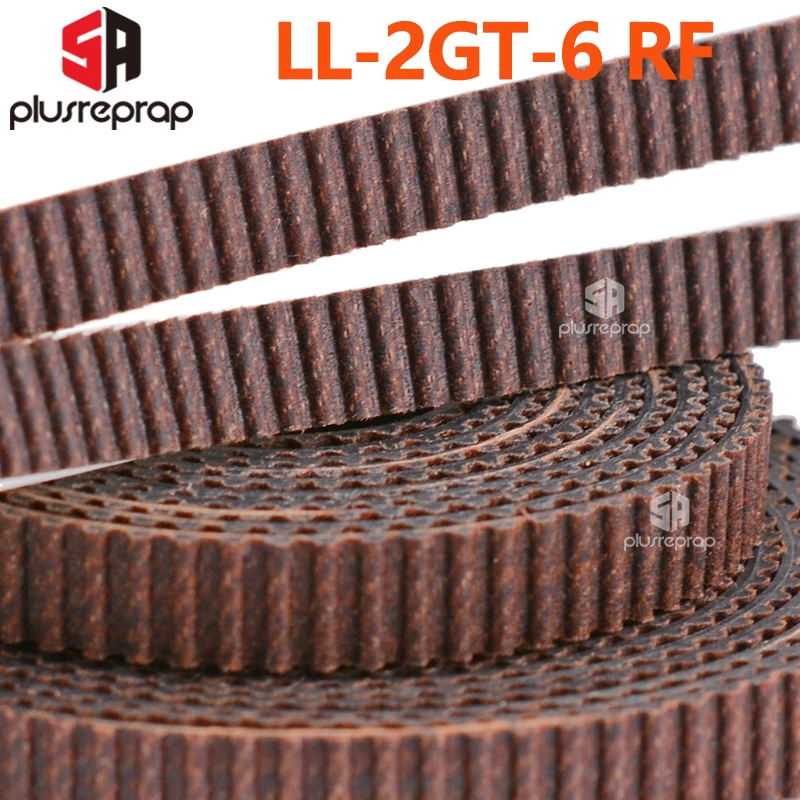 Cinghia dentata aperta GT2 da 6 mm per BambuLab X1/P1/A1 per Creality Ender 3/K1C Cinghie per stampante 3D in gomma - Trasmissione ad alta precisione