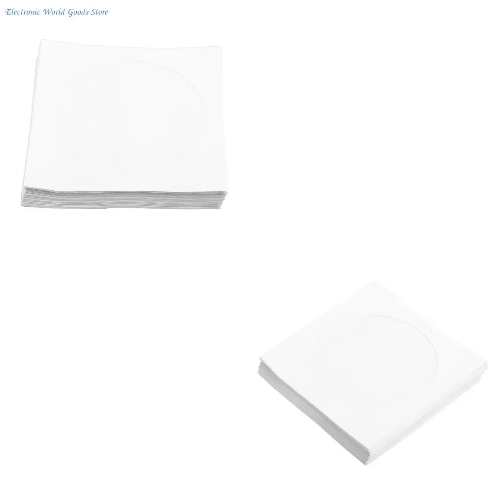 A3PD 50 pcs 5inch Paper DVD Flap for Case Cover Envelopes Set