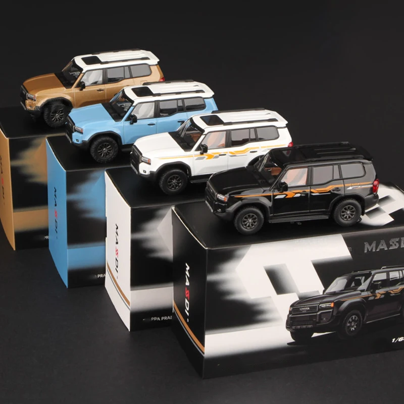 1:64 Land Cruiser Prado LC250 Alloy Car Model Diecasts & Vehicles Car Model Miniature Scale Model Car For Collection Gift
