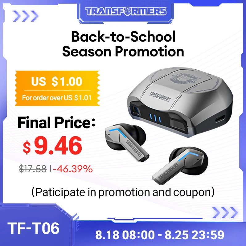 Transformers TF-T06 HIFI Stereo Earbuds TWS Bluetooth Headset: Detaylı Değerlendirme ve Kullanım Rehberi
