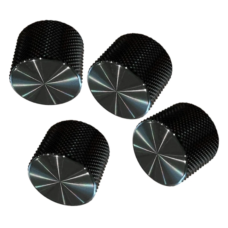 4Pcs Car Front Radio & A/C Knobs Black Aluminum Alloy Fit for Infiniti G37 G35 Q40 Q60 FX35 37 50 QX50 QX70 EX35 37 Skyline V36