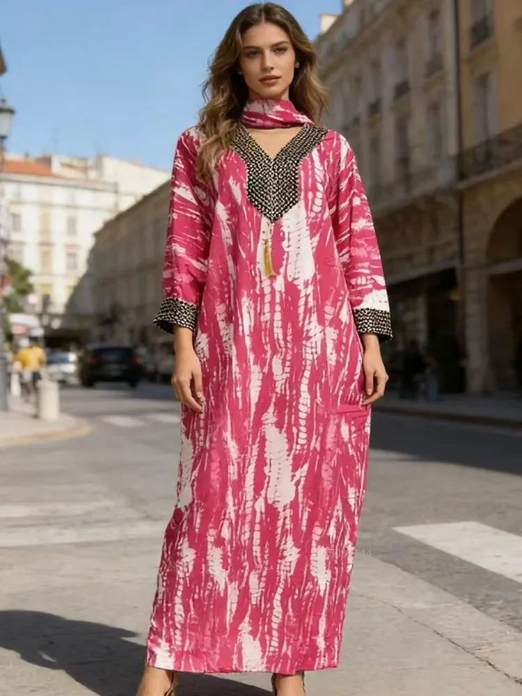 

Women's African Dashiki Maxi Dress Vetement Femme Ankara Abaya Spring Autumn New Fashion Clothing from Africa