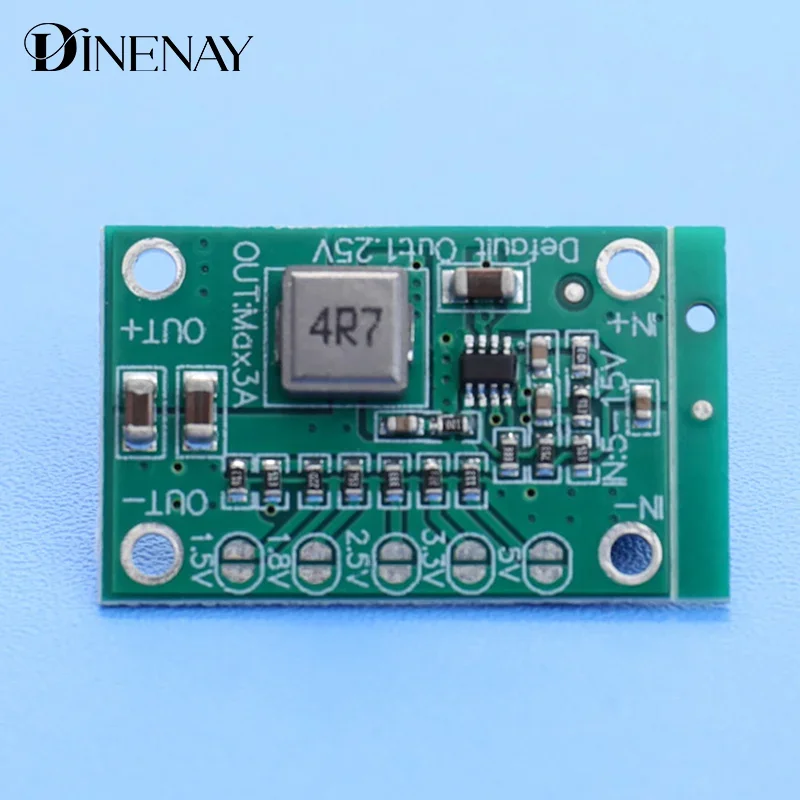 تيار مستمر الجهد المنظم تنحى وحدة امدادات الطاقة 5-16 فولت إلى 1.25 فولت 1.5 فولت 1.8 فولت 2.5 فولت 3.3 فولت 5 فولت 3A
