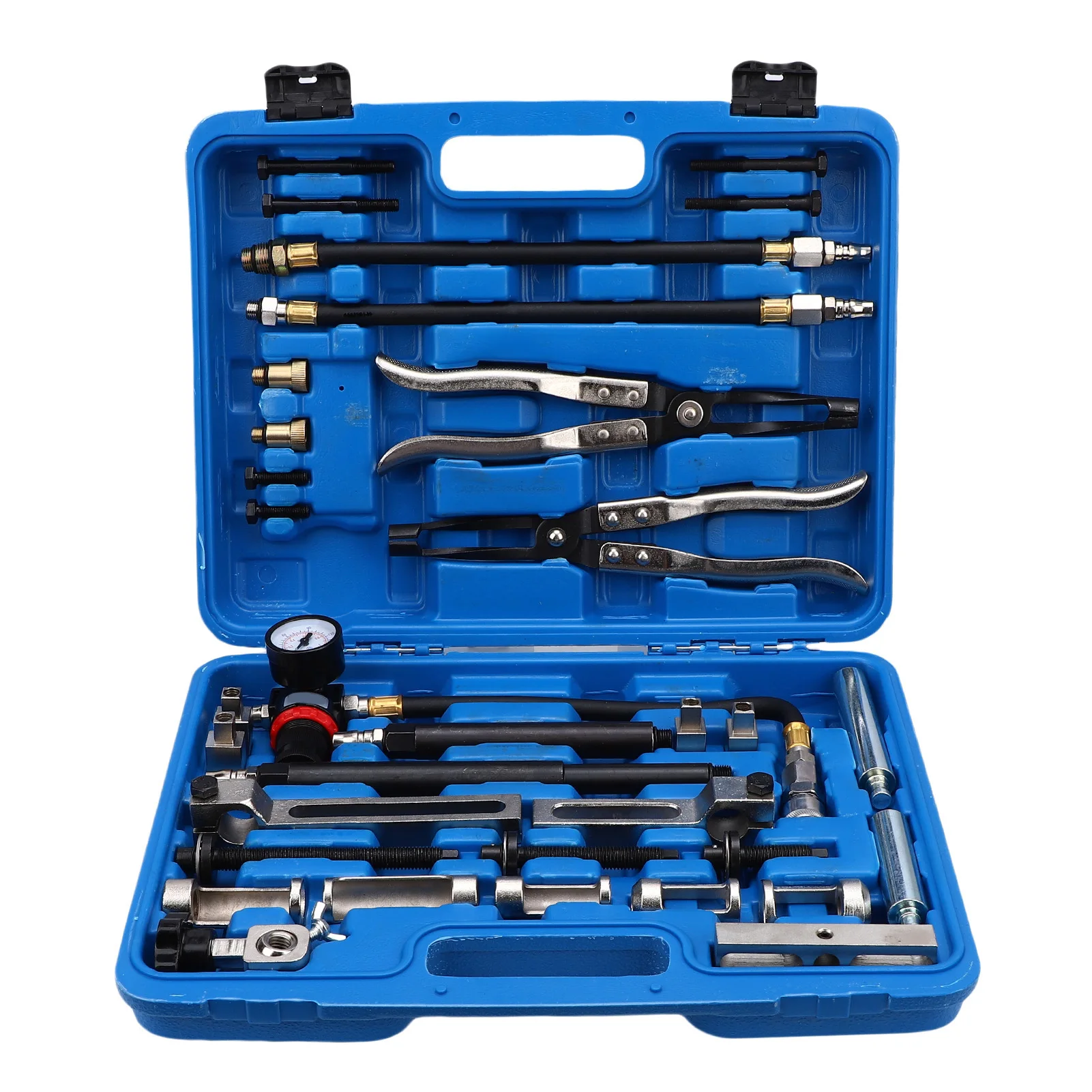 Valve Spring Compressor Removal Tool Set High Hardness Alloy Steel Cylinder Head Valve Oil Seal Tool Kit