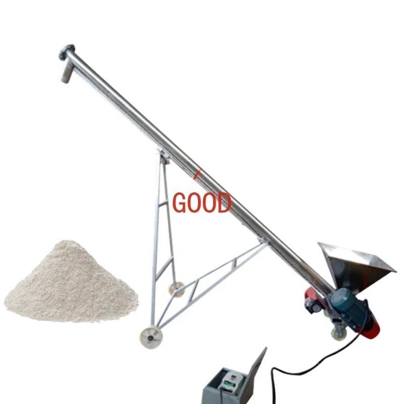 Stainless Steel Grain Suction Machine Flexible Screw Conveyor Particle Powder Food Conveyor