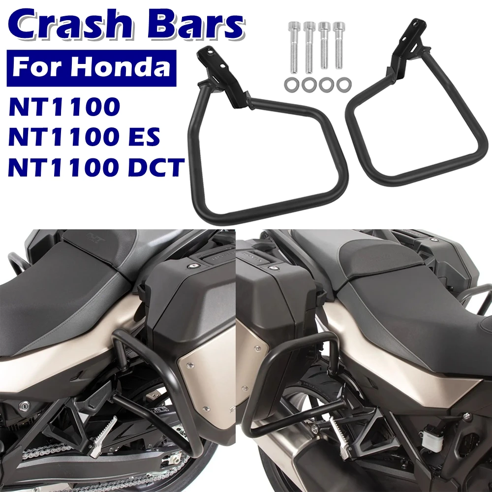 

For Honda NT1100 NT-1100 DCT NT 1100 ES 2025 Motorcycle Engine Guard Side Saddlebag Crash Bars Bumper Stunt Cage Frame Protector