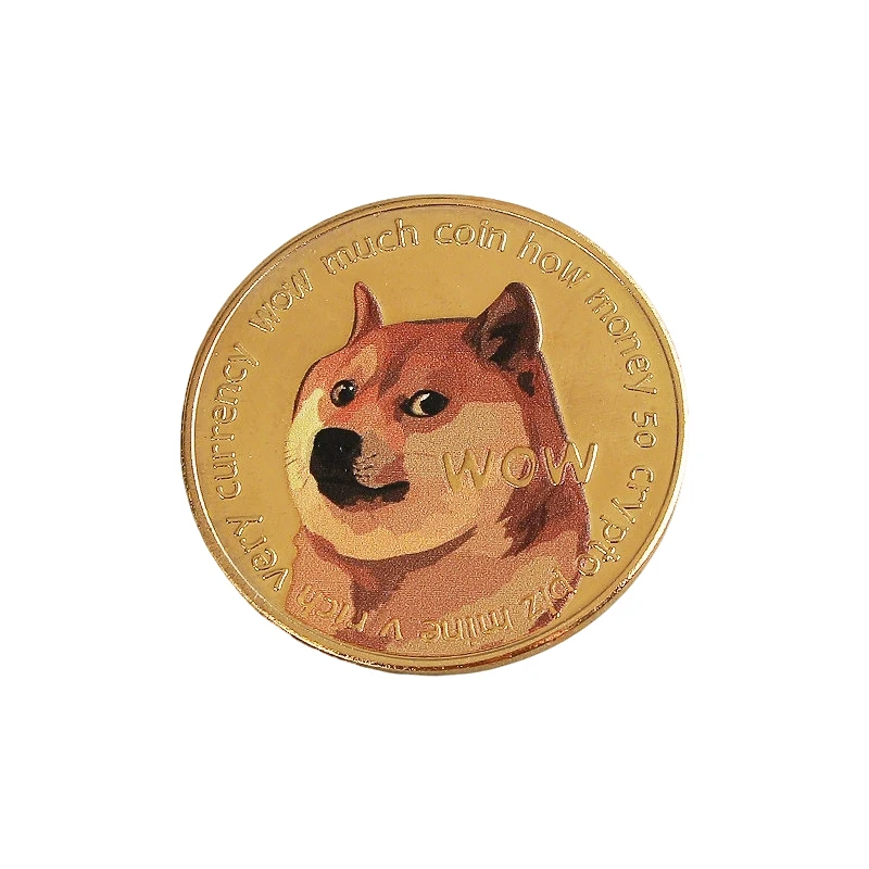 Если вам скучно, дайте ему собаку! Коллекционная памятная монета Doge, монета для игр, небольшой сувенир, декоративный подарок