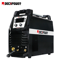 Decapower mig 200 igbt inverter solid flux mig aluminum argon gas welding mig machines with mma tig function