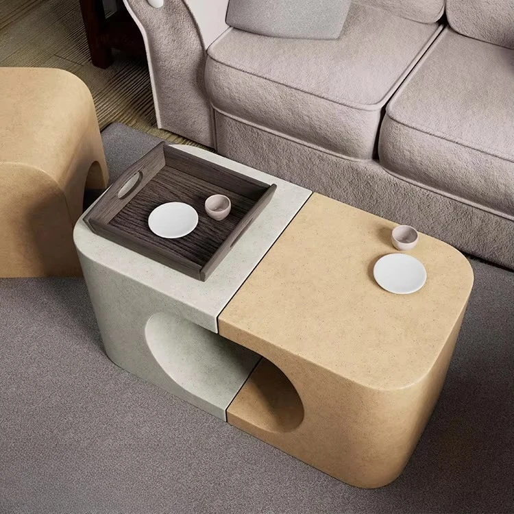 Concrete Decorative Coffee Table Stacking End Side Bedside