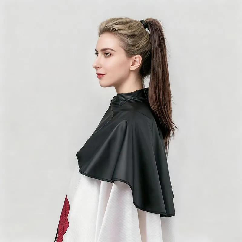 

Adult Waterproof Adjustable Haircut Shawl Black Durable Barber Cape For Hairdressing Salon Equipment Home Use 1/2/3/4/5PCS
